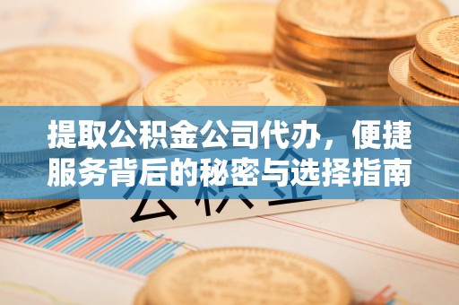 平远提取公积金公司代办，便捷服务背后的秘密与选择指南