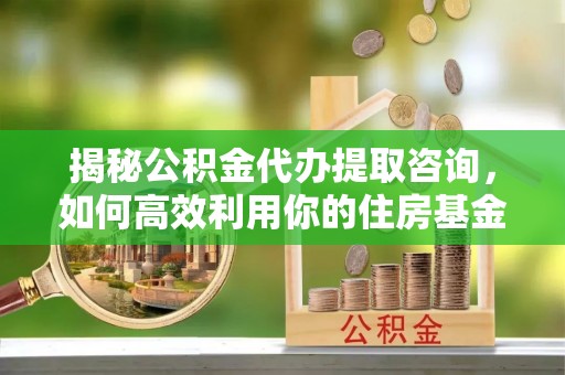 平远揭秘公积金代办提取咨询，如何高效利用你的住房基金