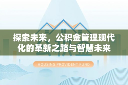平远探索未来，公积金管理现代化的革新之路与智慧未来