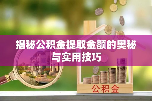 平远揭秘公积金提取金额的奥秘与实用技巧