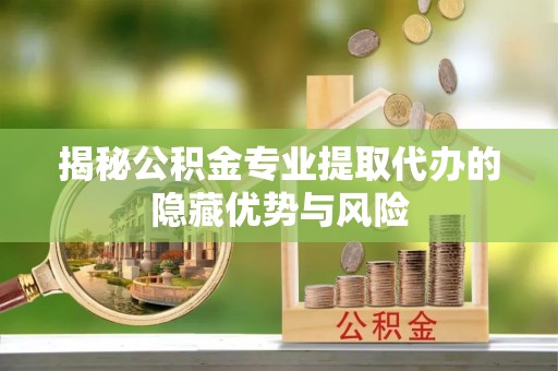 平远揭秘公积金专业提取代办的隐藏优势与风险