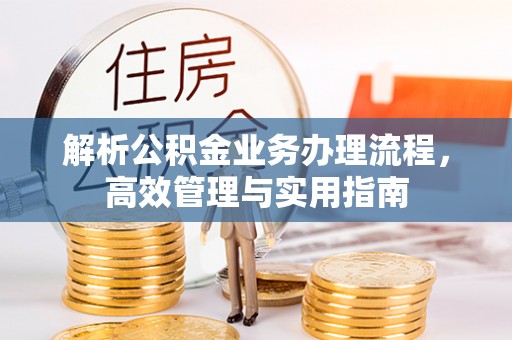 平远解析公积金业务办理流程，高效管理与实用指南