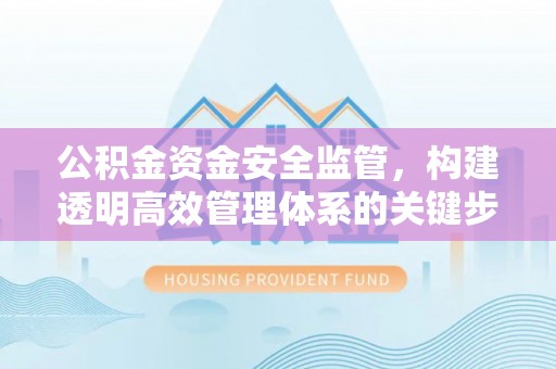 平远公积金资金安全监管，构建透明高效管理体系的关键步骤
