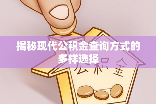 平远揭秘现代公积金查询方式的多样选择