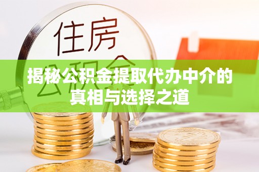 平远揭秘公积金提取代办中介的真相与选择之道