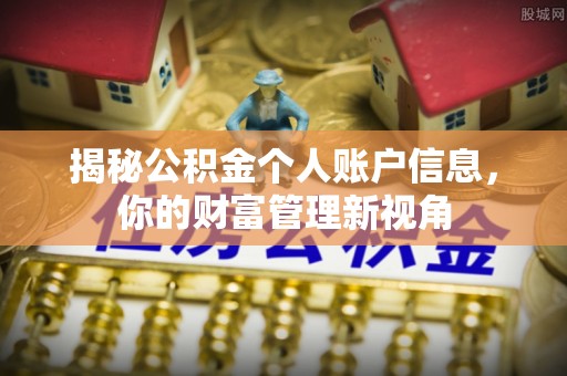 平远揭秘公积金个人账户信息，你的财富管理新视角