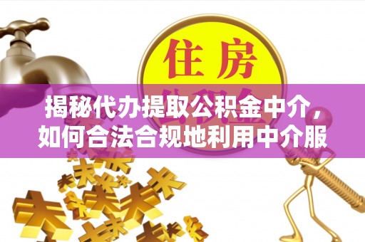 平远揭秘代办提取公积金中介，如何合法合规地利用中介服务