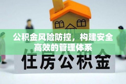 平远公积金风险防控，构建安全高效的管理体系