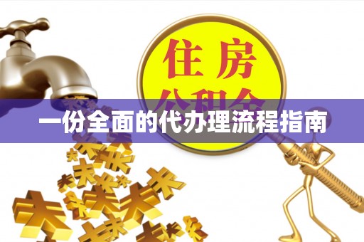 平远一份全面的代办理流程指南