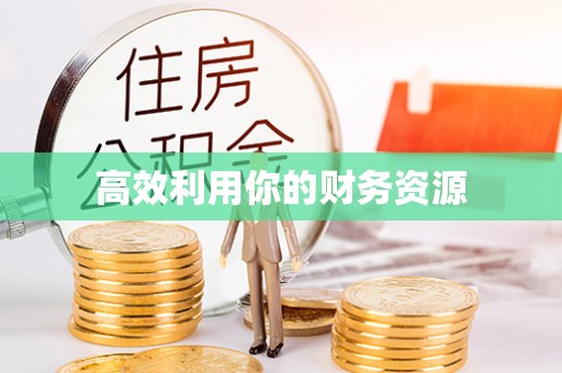 平远高效利用你的财务资源