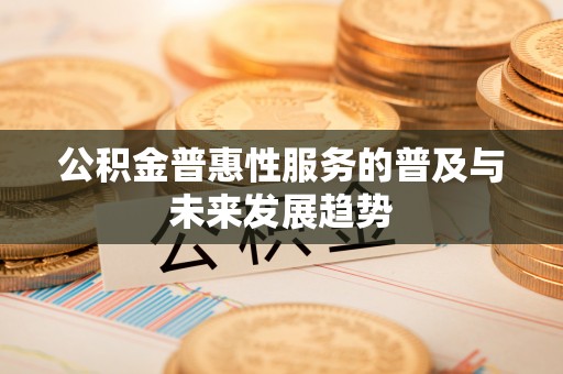 平远公积金普惠性服务的普及与未来发展趋势